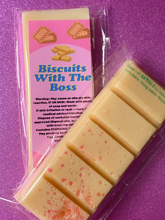 Ted Lasso Biscuits With The Boss Wax Melt Snap Bar - Butter Shortbread Scent