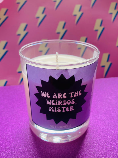 We Are The Weirdos Mister Candle - Mischief & Misrule Scent