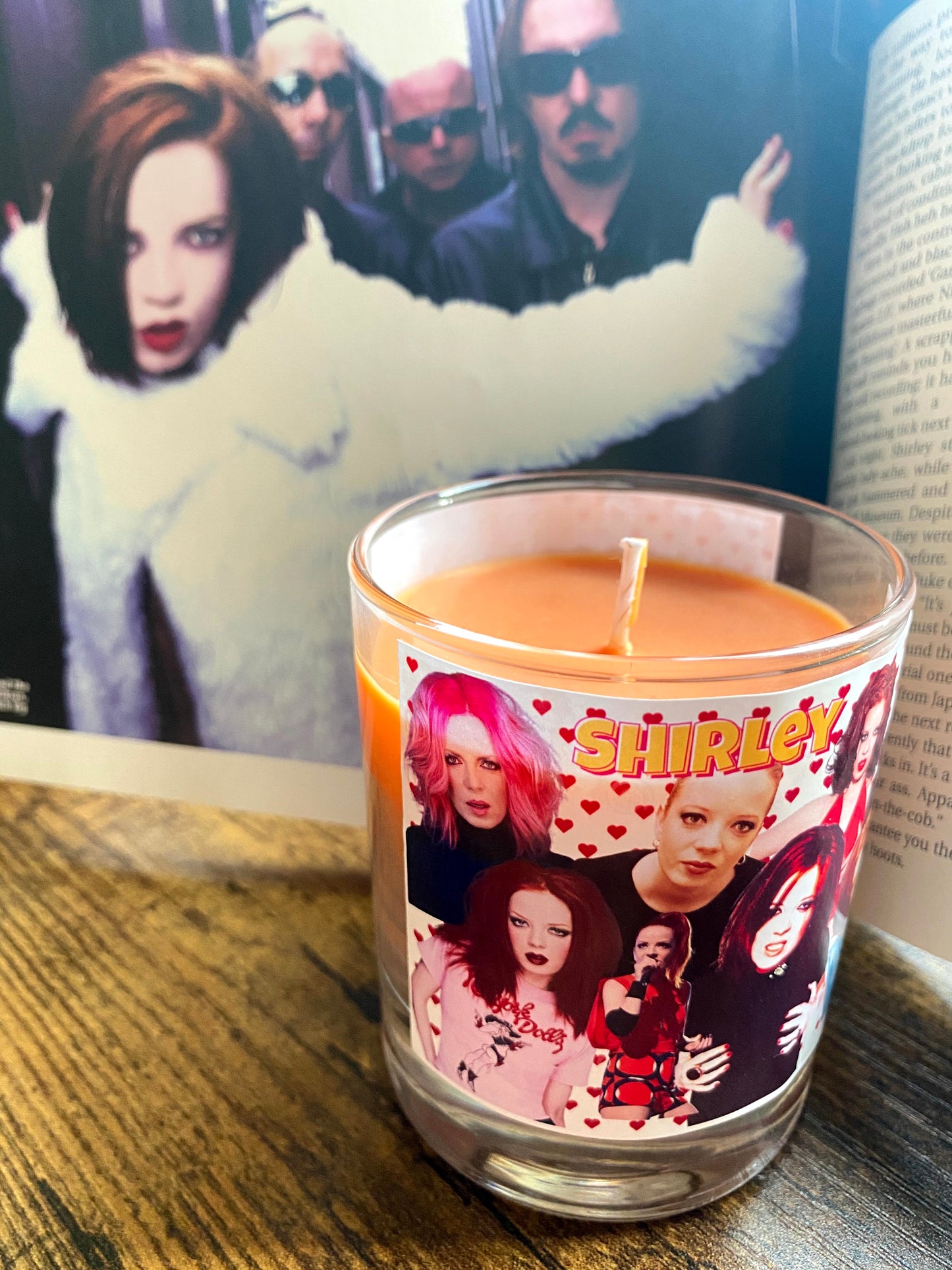 Shirley Manson Inspired Candle - Rainy Days Scent